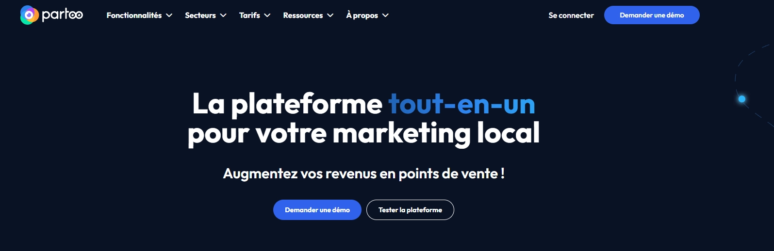 Partoo : la plateforme enterprise du marketing local