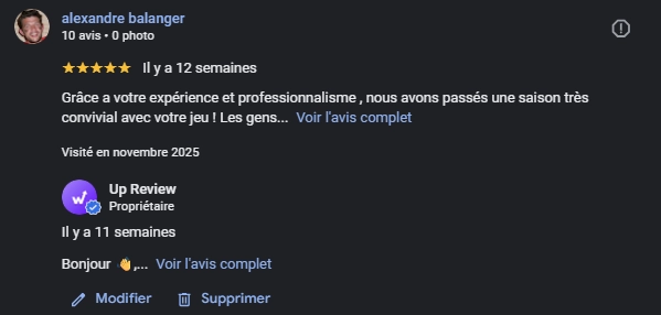 Répondre au avis clients pour la collecte d'avis clients