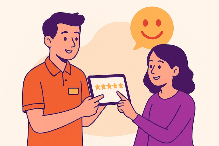Sollicitez directement l'avis de vos clients satisfaits pour demander un avis Google