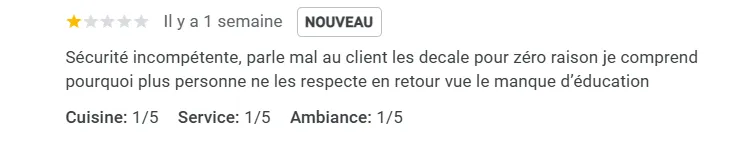 supprimer avis google commentaires client négatif
