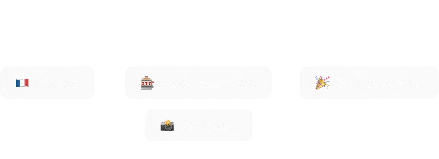 Badges du cas client Mas du Cheval : France, jeux concours, événementiel, QR code