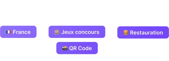 Illustration du cas client Trèfle Rouge : France, jeux concours, restauration et QR code