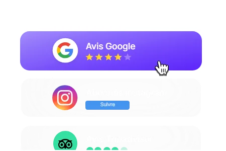 Objectifs du jeu concours, avis Google et abonnés Instagram