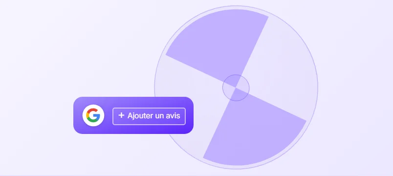 Roue cadeaux du jeu concours avec bouton Ajouter un avis